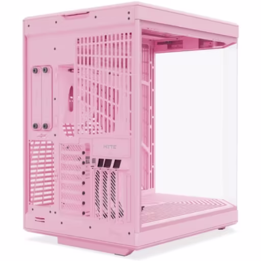 Imagen 3 de HYTE Y70 Rosado STRAWBERRY MILK ATX con Riser PCIe 4.0 Incluido (NO INCLUYE LCD) CS-HYTE-Y70-SW