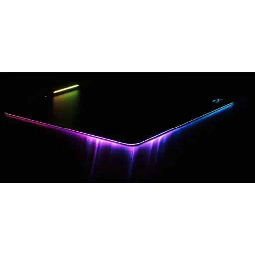 Imagen 7 de Pad Mouse HyperX® FURY Ultra LED RGB 360° Gamer Goma Antideslizo color Negro