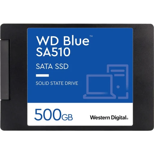 Unidad SSD Western Digital Blue 500GB 2.5"" 7mm SATA 3 6Gb/s 3D Esc 510MBps