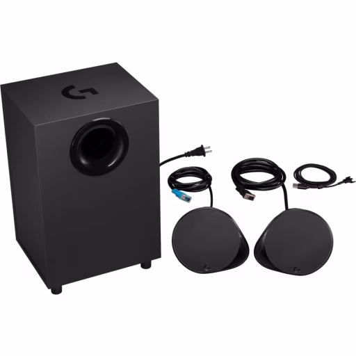 Imagen 9 de Parlantes Gamer Logitech G560 Lightsync 2.1 RGB Bluetooth/3.5mm/USB Color Negro