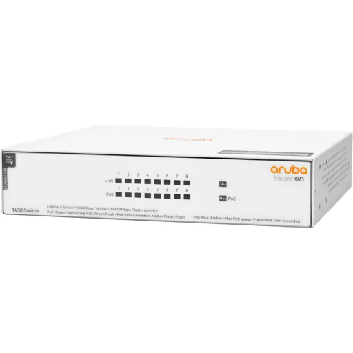 Imagen 1 de Switch HPE Aruba Instant On 1430 8G POE 64W Class4
