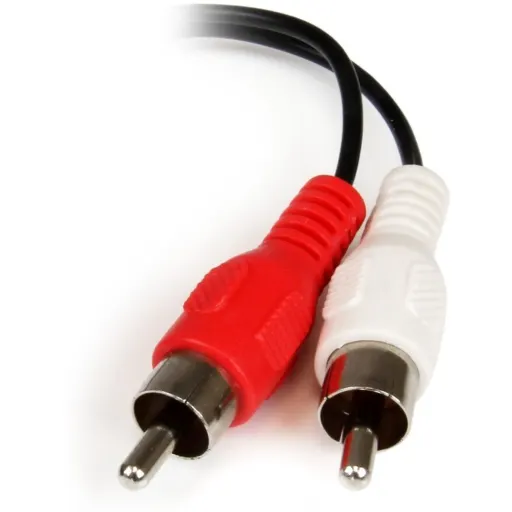 Imagen 3 de Cable de Audio Stereo Jack 3.5mm Hembra a 2*RCA Macho 15cm - StarTech