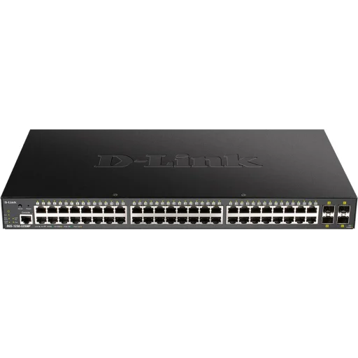 Imagen 0 de Switch D-Link DGS-1250-52X, 48 Ports 10/100/1000 Mbps + 4 Ports 10G SFP+ Smart M