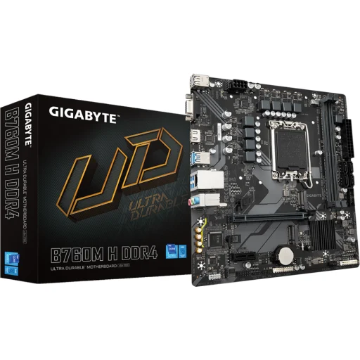 Imagen 0 de Tarjeta Madre Gigabyte B760M H r1.0 LGA1700 14°G 2*DDR5 2*M.2 HDMI VGA USB3.2