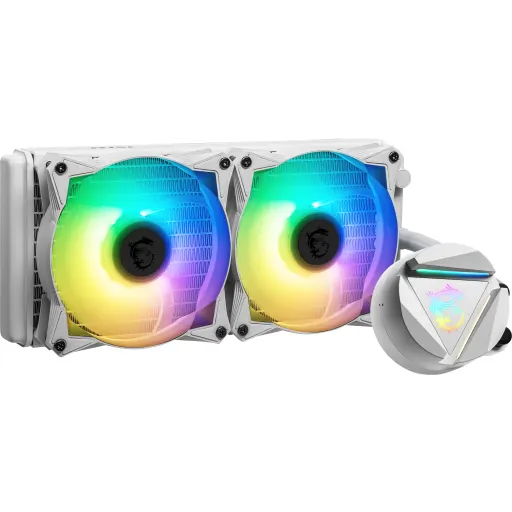 Imagen 2 de Refrigeración Líquida MSI MAG CORELIQUID 240R V2 White ARGB 240mm LGA1700/AM5