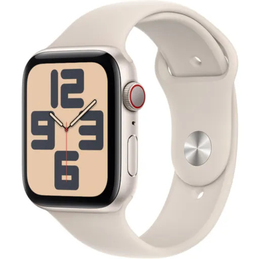 Imagen 0 de Apple Watch SE 2022 44mm (GPS / Starlight Aluminium Case / Starlight Sport Band / M-L) [MRE53BE/A]
