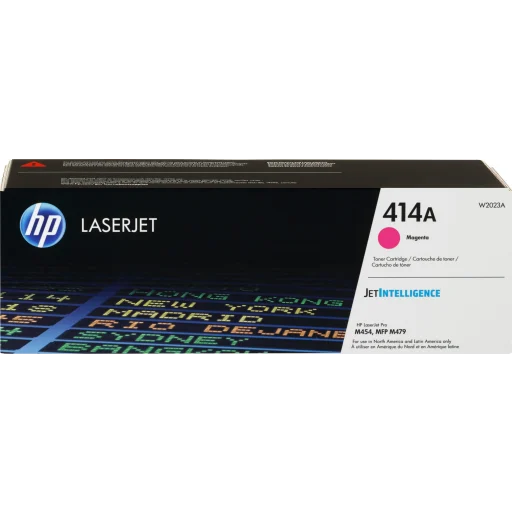 Imagen 1 de Toner HP 414A Magenta Impresoras Laser LaserJet Pro M454dn M479dw 2100 Páginas 