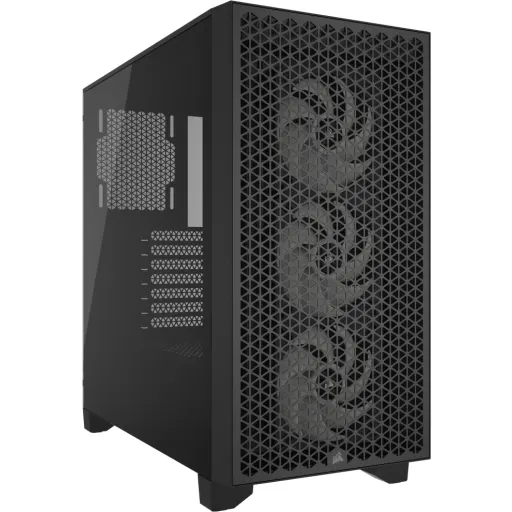 Imagen 7 de Gabinete Corsair 3000D RGB AirFlow ATX Panel lat. Vidrio 3*VentARGB USB3.2 Black