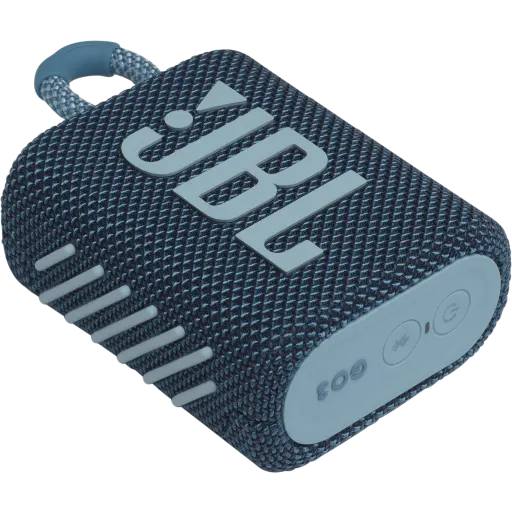 Imagen 7 de Parlante Inalámbrico JBL Go 3, Batería recargable Bluetooth 5.1 Cable USB-C Azul