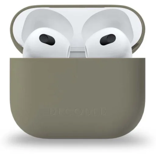 Estuche AirPods silicona logo verde