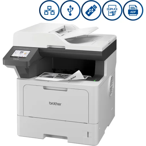 Imagen 2 de Impresora Multifunción Brother DCP-L5510DN Láser Monocromática
