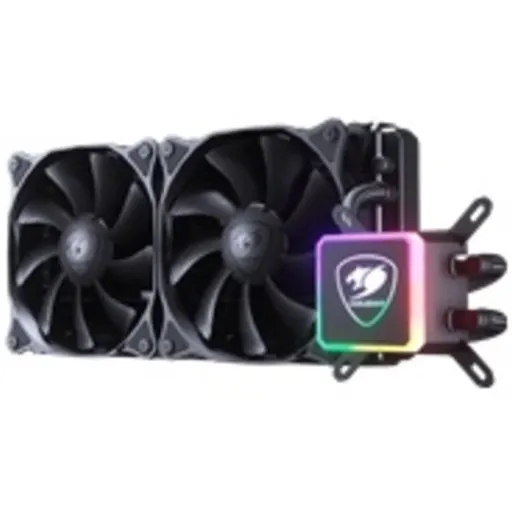 Imagen 2 de COUGAR AQUA 280 - Sistema de refrigeración líquida del procesador - (para: LGA775, LGA1156, AM2, AM2+, LGA1366, AM3, LGA1155, AM3+, LGA2011, FM1, FM2, LGA1151, AM4, LGA2066) - aluminio y cobre - 140 mm