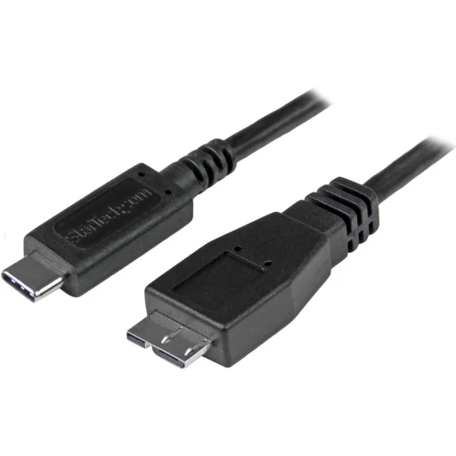 Adaptador USB tipo C 3.1 macho a Micro USB hembra Negro