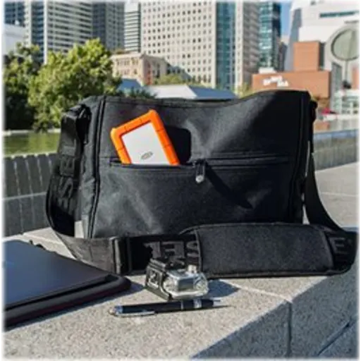Imagen 2 de Disco Duro Externo LaCie Rugged 2TB 2.5" USB-C Gen1 color Naranja Plata