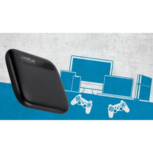 Imagen 1 de Unidad SSD Externo Crucial X6 4TB USB 3.0 Tipo-C Lectura 800MB/s Color negro