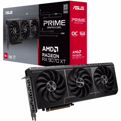 Imagen 0 de ASUS - s T/Video Prime RX-9070XT - NVIDIA RX-9070XT - GDDR7 Gaming - 16gb