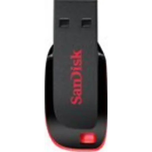 Imagen 3 de Pendrive 16GB SanDisk Cruzer Blade Z50 USB 2.0 Color Negro y Rojo