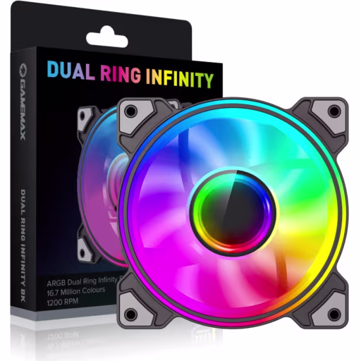 Imagen 0 de Gamemax Dual Ring Infinity BK [Dual-Ring-Infinity BK]
