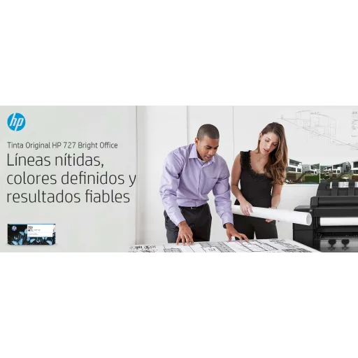 Imagen 3 de Cartridge de Tinta HP 727 CYAN DesignJet serie T920/930/T1500/T930/T1530 130ml