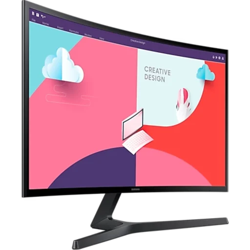 Imagen 2 de Monitor Curvo Samsung LS24C366 24" FHD 1920*1080 VA HDMI VGA 75Hz