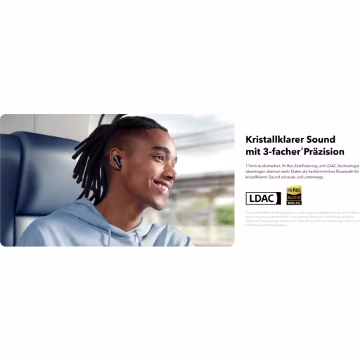 Imagen 19 de Audifonos Inalámbricos SoundCore Liberty 4 NC, TWS Canc.de Ruido Bluetooth Negro