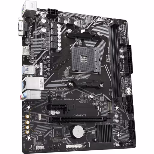 Imagen 2 de Tarjeta Madre Gigabyte A520M K V2 AMD AM4 2*DDR4 M.2 HDMI VGA USB3.2 PS/2