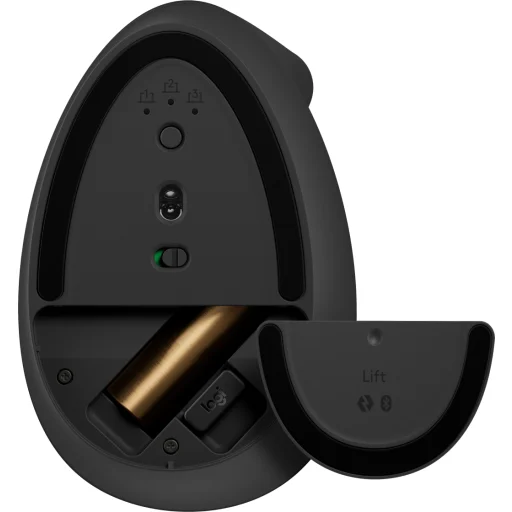Imagen 4 de Mouse Ergonómico Inalámbrico Logitech Lift Vertical Óptico 4000DPI 6 Btn Grafito