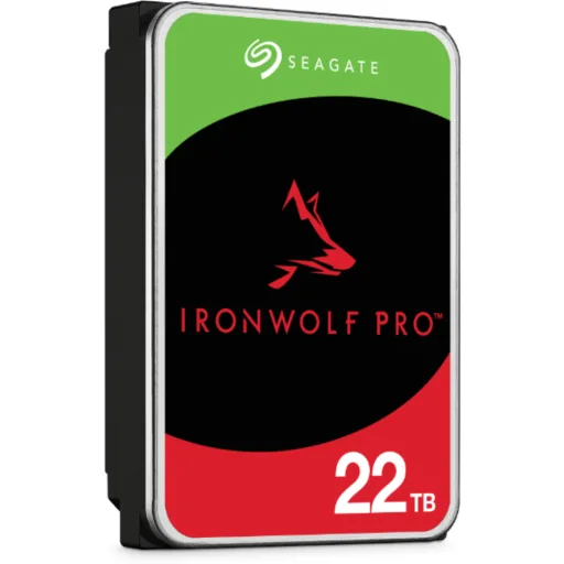 Imagen 0 de Disco Duro Seagate IronWolf Pro 22TB 3.5" 7200RPM SATA3 6Gbit/s CMR 512MB p/NAS