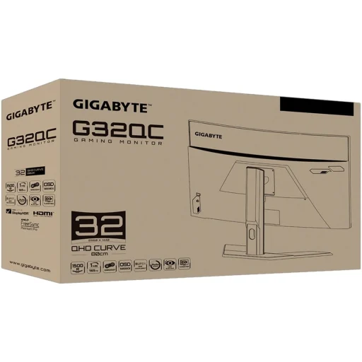 Imagen 10 de Monitor Gamer Curvo Gigabyte G32QC A-SA QHD 32" 2560x1440 LED VA 2*HDMI DP USB
