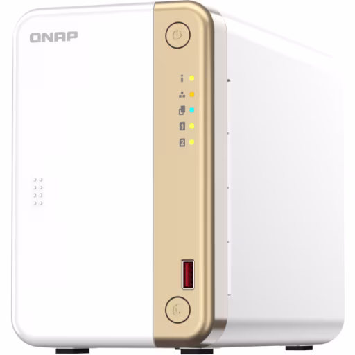 Imagen 9 de NAS QNAP TS-262, Celeron N4505 RAM hasta 4GB LAN 2*USB2.0 2*USB3.2 Torre
