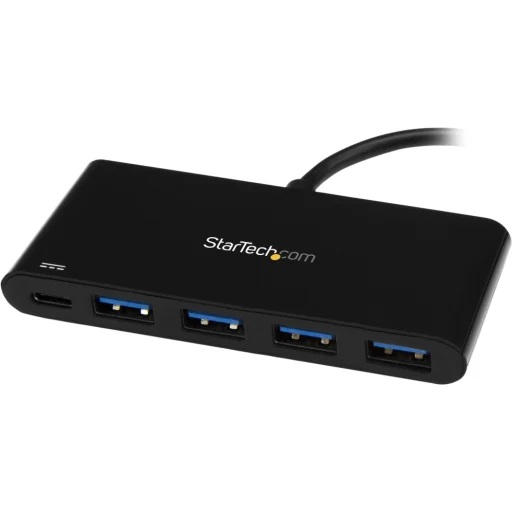 StarTech.com Hub USB-C Autoalimentado de 4 puertos con Interruptores  Individuales - Concentrador USB 3.0 a