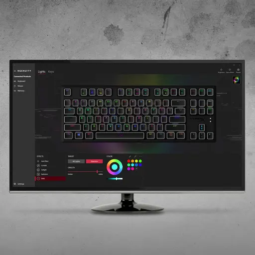 Imagen 11 de Teclado Gamer Alámbrico HyperX Alloy Origins Core RGB Switch HyperX Red RGB Negr