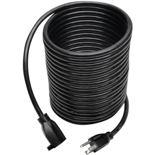 Imagen 7 de Tripp Lite 25ft Power Cord Extension Cable Heavy Duty 14AWG 5-15P 5-15R 15A 25' - Cable alargador de alimentación - NEMA 5-15 (H) a NEMA 5-15P (M) - CA 120 V - 15 A - 7.6 m - negro