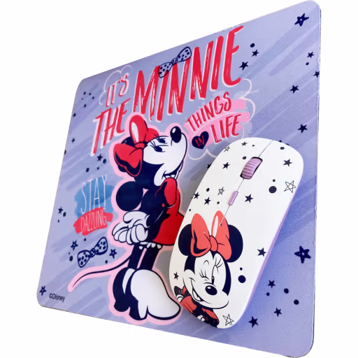 76410N-NOC KIT MOUSE INALAMBRICO Y MOUSE PAD MINNIE 1