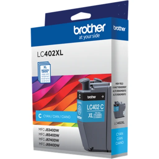 Imagen 4 de Cartridge Brother LC402XLCS Cian MFC J5340DW J6740DW J6540DW J6940DW, 1.500Pág