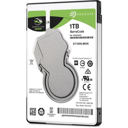 Imagen 3 de Disco Duro Seagate Barracuda 1TB 2.5" 7mm 5400 RPM SATA III 6GB/s 128 MB