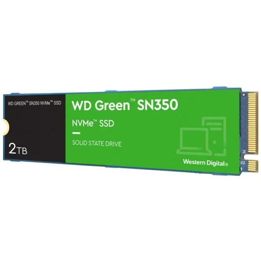 Unidad SSD Western Digital Green SN350 2TB M.2 22*80 PCIe3.0x4 L3200MBs/E3000MBs