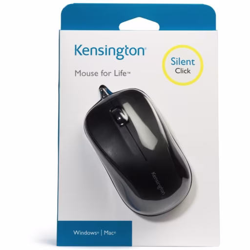 Imagen 9 de Mouse Alámbrico Kesington For Life Óptico 1000dpi 3 Botones USB Negro  
