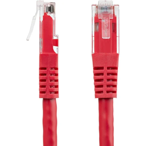 Imagen 2 de Cable de Red StarTech Cat6 UTP RJ45 Gigabit Ethernet ETL 50ft 15.2mts Color Rojo