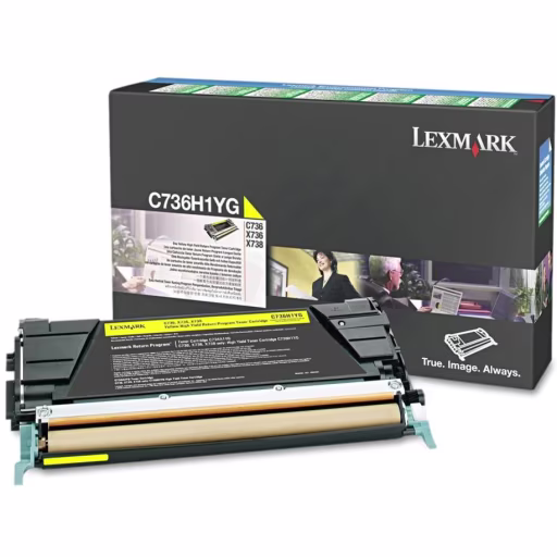 C736X736X738 YLW HY RET PRG PRINT CART