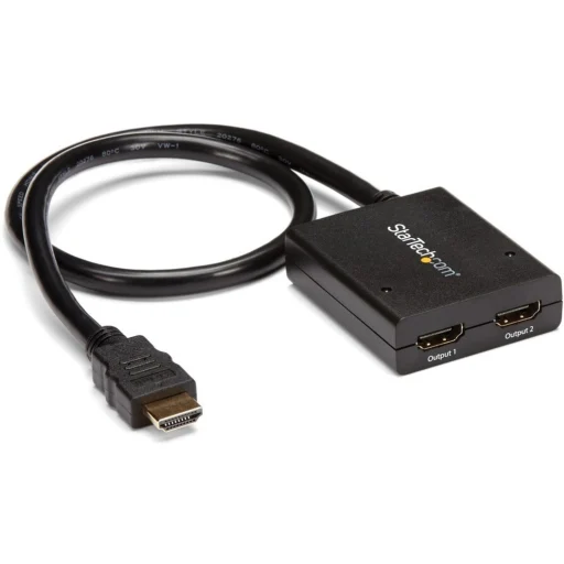 Imagen 0 de Adapdador 4K HDMI Video Splitter 2 Salida HDMI 30 Hz Alimentación USB Negro