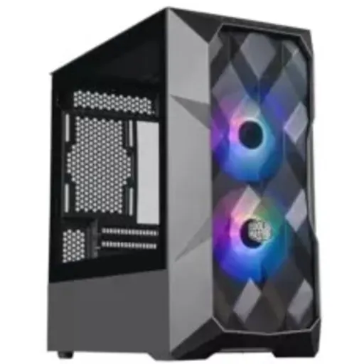 Imagen 0 de Gabinete Gamer Cooler Master TD300 Mesh Vidrio Templado 2 Vent ARGB mATX Negro