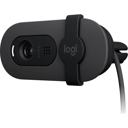 Imagen 3 de Cámara Web Logitech Brio 100, FHD1080p c/Mic Tapa Privacidad Color Graphite