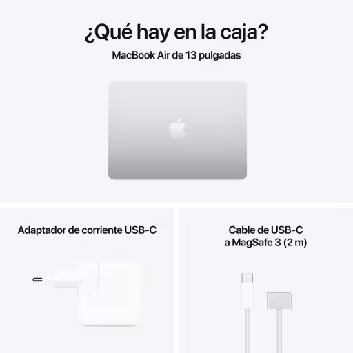 Imagen 9 de MC654CI/A MacBook Air 13.6/ M4 10C/ GPU 10C/ 24 RAM/ 512GB Silver