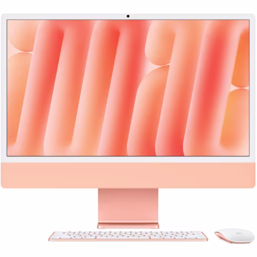 Imagen 0 de Apple iMac 24" Late 2024 (M4 8-Core CPU / 256 GB / 16 GB / Orange) [Z1E8]