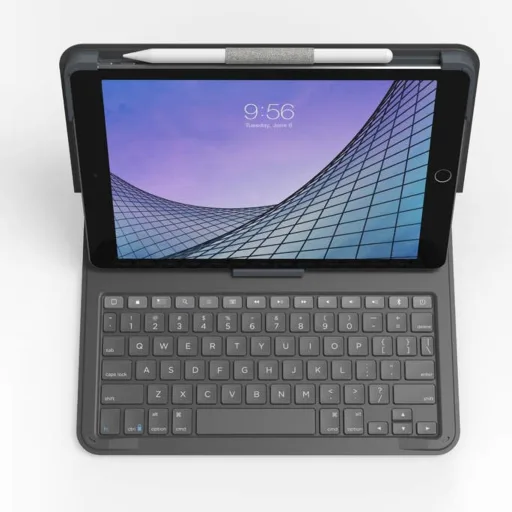 Imagen 2 de Funda con teclado messenger folio 2 para iPad 9/8/7 Gen Zagg