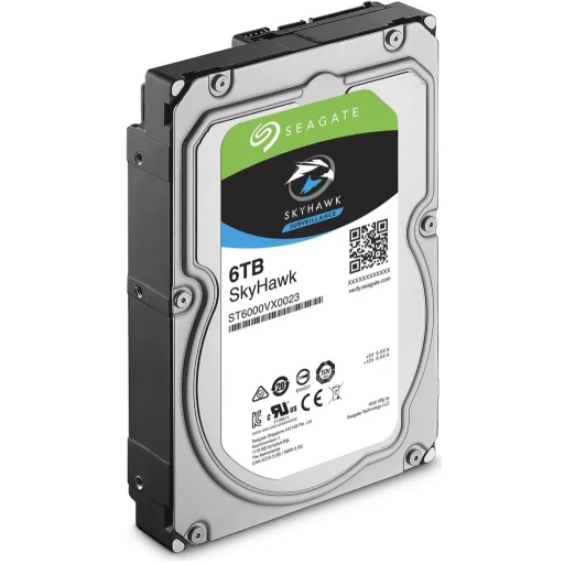 Imagen 0 de Disco Duro Seagate SkyHawk 6TB 3.5" 7200RPM SATA III 6GB/s 256MB p/NVR DVR
