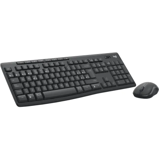 Imagen 2 de Kit Teclado Mouse Inalámbrico Logitech MK370 Bluetooth Receptor USB Color Grafit