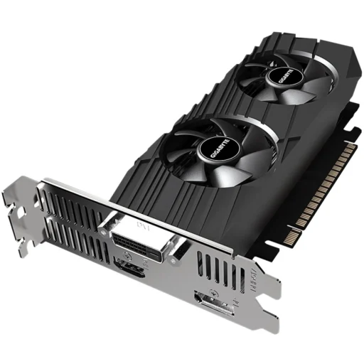 Imagen 4 de Gigabyte GeForce GTX 1650 OC Low Profile 4G - Overclocked Edition - tarjeta gráfica - GF GTX 1650 - 4 GB GDDR5 - PCIe 3.0 x16 perfil bajo - DVI, HDMI, DisplayPort