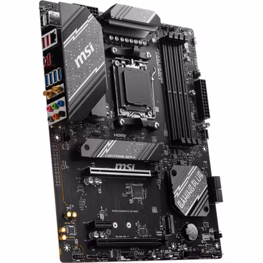 Imagen 3 de Tarjeta Madre MSI B650 GAMING PLUS WIFI AMD AM5 4*DDR5 2*M.2 PD HDMI USB3.2 